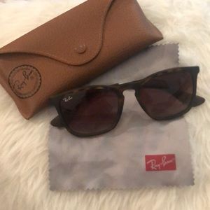 Ray-Ban sunglasses, tortoise brown gradient